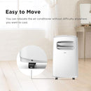 Midea Portable Air Conditioner 10,000 BTU Easycool AC Rooms MPF10CR81-E - White Like New