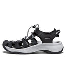 1026150 KEEN ASTORIA WEST CLOSED TOE SANDALS - SIZE: WOMEN 7 - BLACK/GRAY - Like New