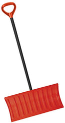 Bigfoot 25" Poly Pusher Snow Shovel Wooden Handle 1280 - B00295R2DW - Black - Brand New