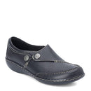 26503026 CLARKS WOMENS ASHLAND LANE Q SLIP ON LOAFER BLACK SIZE 8.5 X-WIDE - Like New
