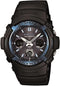 Casio AWG-M100A-1ACR G-Shock Tough Solar Resin Sport Watch - Blue Dial/Black Like New