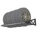 Eagle SafeRacks Wall Mount Tire Rack Garage Adjustable Tire Storage 400 lb Black - Brand New