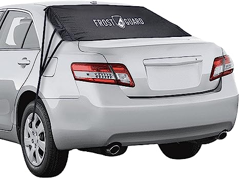 709188001508 FROSTGUARD REAR WINDOW COVER - BLACK - STANDARD New