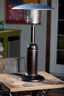 FIRE SENSE PORTABLE PATIO HEATER OUTDOOR PROPANE 10,000 BTU - HAMMERTONE BRONZE Like New