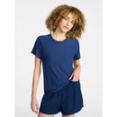 ATHLETIC WORKS WOMEN'S RELAXED BUTTERCORE TEE - SIZE: WOMEN S - BLUE COVE DD - Brand New