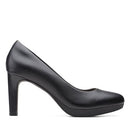 CLARKS WOMEN'S AMBYR JOY PUMP - SIZE: WOMEN 7.5 - BLACK LEATHER - Scratch & Dent