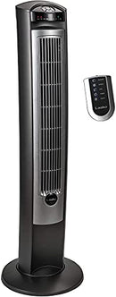 LASKO TOWER OSCILLATING FAN WITH REMOTE - 42" SILVER T42951 - Like New