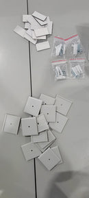 GENERIC SOLAR STAIR LIGHTS OUTDOOR WATERPROOF COOL WHITE - 16 PACK - GRAY - Like New