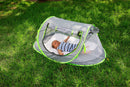 ZENTO DEALS BABY POP UP TENT - GRAY/GREEN - Like New