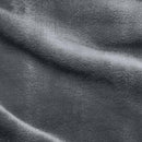 ELEGANT COMFORT LUXURY VELVETY SOFTNESS FUZZY PLUSH MICRO-VELOUR BLANKET GRAY - Brand New