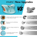 STILEFIX NECK MASSAGER PILLOW WITH 3 ADJUSTABLE MODES PORTABLE NECK - BLUE - Like New