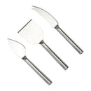 GOODCOOK GOURMET CHEESE, 3PC SET FOR SOFT AND HARD CHEESES - STAINLESS STEEL - Brand New