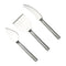 GOODCOOK GOURMET CHEESE, 3PC SET FOR SOFT AND HARD CHEESES - STAINLESS STEEL - Brand New