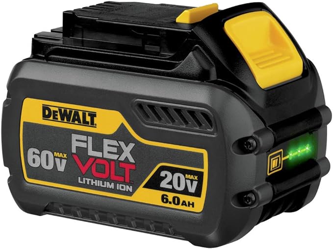 DEWALT FLEXVOLT 20V/60V MAX* Battery, 6.0-Ah (DCB606) - YELLOW AND BLACK - Like New