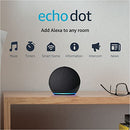 AMAZON ECHO ECHO DOT 4TH GEN SMART SPEAKER WITH ALEXA VERSION - CHARCOAL - Like New
