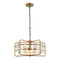 PARROT UNCLE 4-LIGHT GOLDEN OR BLACK MODERN CRYSTAL PENDANT LIGHT - GOLD - Like New