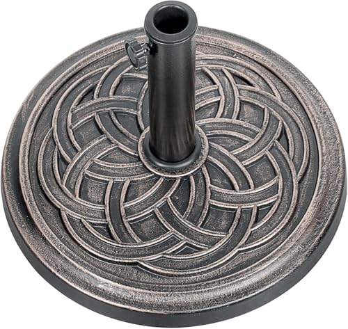 YSSOA 24.2 LBS 17.7" Market Umbrella Base Heavy Duty Round Patio Umbrellas - Like New