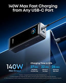 ANKER PRIME POWER BANK 26,250MAH PORTABLE CHARGER 300W MAX OUTPUT A110A - GRAY - Like New
