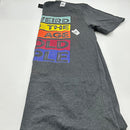 ETSY BEING THE SAME AGE AS OLD PEOPLE FUNNY VINTAGE T-SHIRT - L - DARK GRAY - Like New