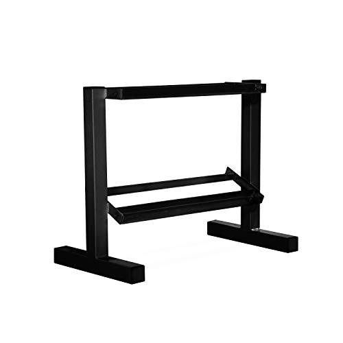 CAP BARBELL TWO TIER DUMBBELL RACK - BLACK - Brand New