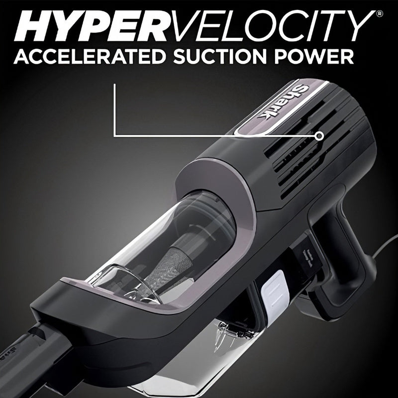 SHARK QS100Q ULTRALIGHT HYPERVELOCITY PET CORDED STICK HANDHELD VACUUM - PURPLE - Like New