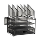 Office Depot Mesh Desk Organizer Vertical Storage Pen Holders 7700865 - Black - Like New