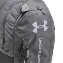 Under Armour Unisex Hustle 6.0 Backpack Castlerock/Steel - PHYSICAL DAMAGE - Brand New