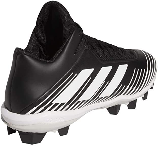 Adidas Men's FBG61 Football Shoe, Black/White/Grey Size 11 Like New