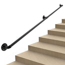 FlySkip Handrails for Indoor Stairs 5ft Galvanized Steel Pipe Stair Railing - Like New