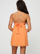 PRINCESS POLLY KOKO MINI DRESS - SIZE: WOMEN 8 - ORANGE - Brand New