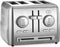 Cuisinart CPT-640P1 4-Slice Custom Select Toaster - Stainless Steel Silver Like New