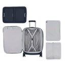 Samsonite Elevation Plus Carry-On Luggage, 360 Spinner Wheels - Midnight Blue - Like New