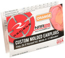 RADIANS CUSTOM MOLDED EARPLUGS CEP001-O - ORANGE - Like New