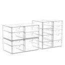 SNSLXH MAKEUP ORGANIZER 16 DRAWERS ACRYLIC CLEAR DRAWER ORGANIZER - CLEAR Like New