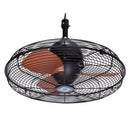 TORNADO 20-INCH OUTDOOR DOWNROD MOUNT CEILING FAN, 3 SPEEDS, HI-FAN-20CEIL-WR - Like New