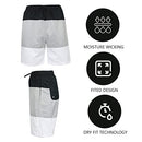 GALAXY BY HARVIC MEN MARATHON RUNNING MESH LINED SHORTS - SIZE XL - BLACK - Brand New