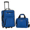 ROCKLAND FASHION SOFTSIDE UPRIGHT LUGGAGE SET, 2 PIECES, (14/19) - BLUE - Like New