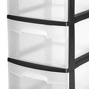 Sterilite 3 Drawer Cart 2 Pack Black - Brand New
