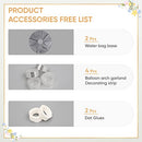 Suuwoee Wedding Arch Backdrop Stand, 10x10Ft Adjustable Backdrop, GM-2-GOLD - Like New