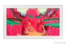 SAMSUNG 85” THE FRAME CUSTOMIZABLE BEZEL (2025 MODEL) MODERN WHITE - WHITE - Brand New