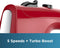 BLACK+DECKER Hand Held 5-Speed Mixer - Red - Like New