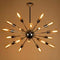 PARROT UNCLE CORDELL 18-LIGHT MODERN CHROME SPUTNIK SPHERE CHANDELIER - SILVER - Like New