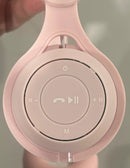 FISHER VIBEZ WIRELESS FOLDABLE HEADPHONES - PINK - Like New