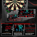 COOCOZ ELECTRONIC DARTBOARD ELECTRIC SOFT TIP DART BOARDS HECKLER LIGHTS - Like New
