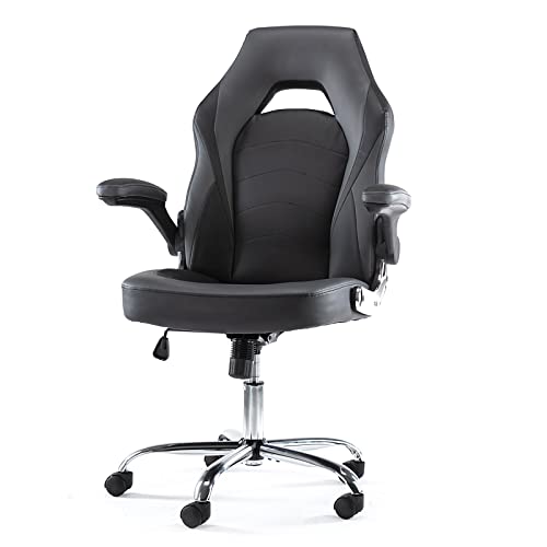 MCQ ERGONOMIC CHAIR PADDED FLIP-UP ARMRESTS LUMBAR SUPPORT - Scratch & Dent