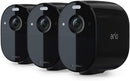 Arlo Essential Spotlight Camera 3 Pack Wire-Free 1080p VMC2330B-100NAR - Black Like New