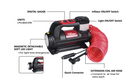 Hyper Tough DC 12V Heavy-Duty Direct Drive Tire Inflator - Black/Red - Like New