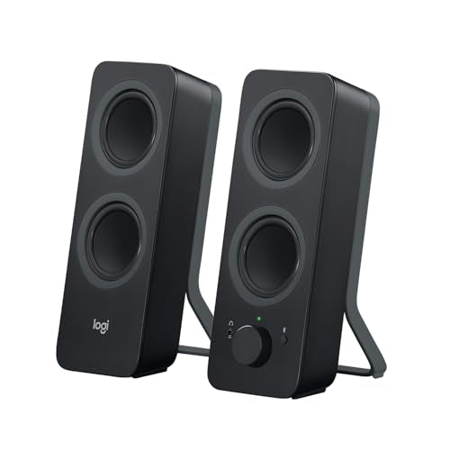 LOGITECH Z207 2.0 STEREO COMPUTER SPEAKERS WITH BLUETOOTH - BLACK - Like New