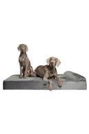 CL-VE-GRY NOAH & PAW Velvet Collection Giant Dog Bed Orthopedic 2XL Grey - Like New