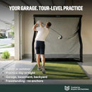 Net Return Pro Series Golf Training Net, 8'x7'6", Portable, Durable Aluminum - Like New